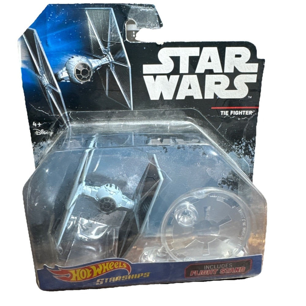 Hot Wheels Starships‎ Star Wars Diecast TIE Fighter w/ Flight Stand **2014 NEW**